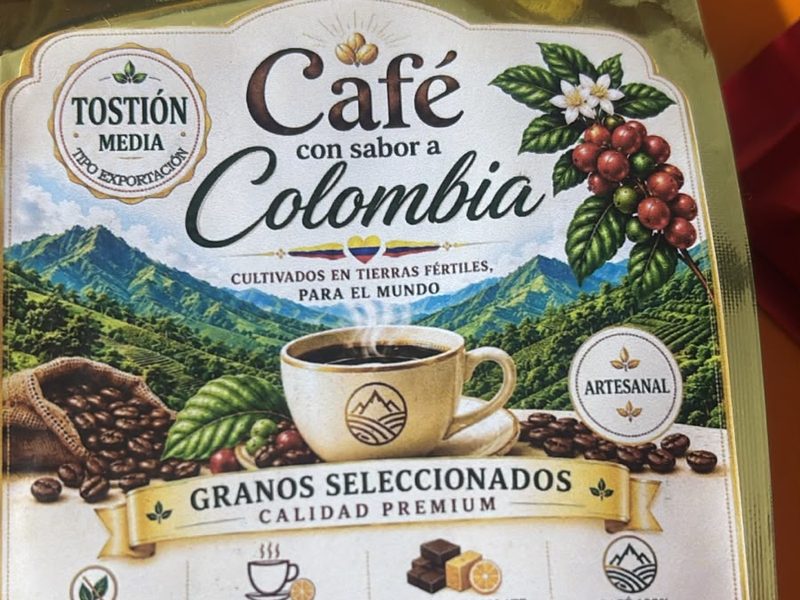 Bolsa de café Jardín Frutálico de 1 libra, tostión media